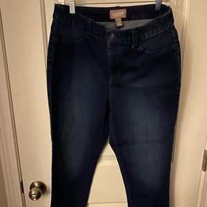 Chicos ankle jeans pants size 1
